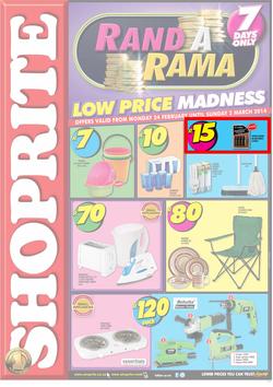 Shoprite Western Cape : Rand A Rama (24 Feb - 2 Mar 2014), page 1