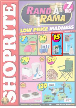 Shoprite Western Cape : Rand A Rama (24 Feb - 2 Mar 2014), page 1