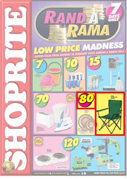 Shoprite Western Cape : Rand A Rama (24 Feb - 2 Mar 2014), page 1
