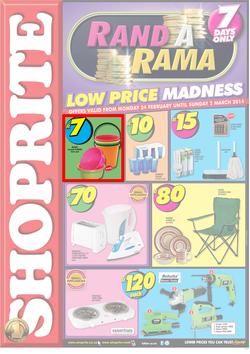 Shoprite Western Cape : Rand A Rama (24 Feb - 2 Mar 2014), page 1