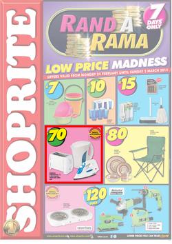 Shoprite Western Cape : Rand A Rama (24 Feb - 2 Mar 2014), page 1