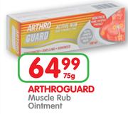 Arthrogaurd Muscle Rub Ointment-75G