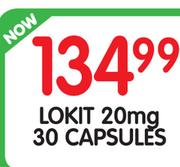 Lokit 20MG Capsules-30