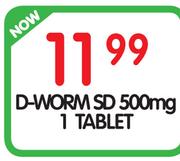 D-Worm SD 500MG Tablet-1