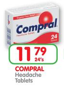 Compral Headache Tablets-24's