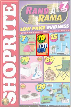 Shoprite Gauteng : Rand A Rama (24 Feb - 2 Mar 2014), page 1