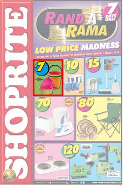 Shoprite Gauteng : Rand A Rama (24 Feb - 2 Mar 2014), page 1