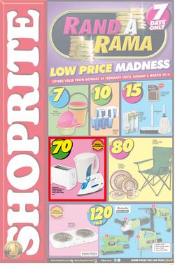 Shoprite Gauteng : Rand A Rama (24 Feb - 2 Mar 2014), page 1