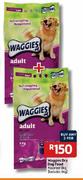 Waggies Dry Dog Food Assorted - 2X8Kg