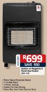 Goldair Or Elegance 3 Panel Gas Heater - Each