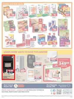 Pick N Pay Hyper Gauteng : So Many Ways To Stock Up & Save ( 23 Jul - 4 Aug 2013), page 12