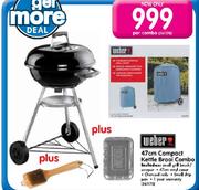 Weber 47Cm Compact Kettle Braai Combo-Per Combo
