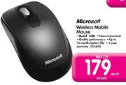 Microsoft Wireless Mobile Mouse 1000
