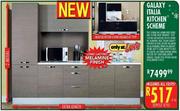 Galaxy Italia Kitchen Scheme