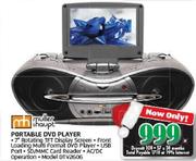 Muller & Houpt Portable DVD Player DTV2606