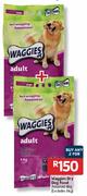 Waggies Dry og Food-2 x 8kg(Excludes 6kg)