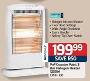 PnP Counter Point 3 Bar Halogen Heater-1200W(CPHH-100)
