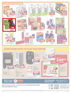 Pick N Pay Hyper William Moffett : So Many Ways To Stock Up & Save (23 Jul - 4 Aug 2013)  , page 12