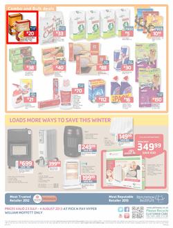 Pick N Pay Hyper William Moffett : So Many Ways To Stock Up & Save (23 Jul - 4 Aug 2013)  , page 12