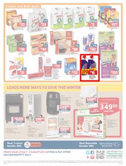 Pick N Pay Hyper William Moffett : So Many Ways To Stock Up & Save (23 Jul - 4 Aug 2013)  , page 12