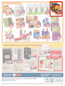 Pick N Pay Hyper William Moffett : So Many Ways To Stock Up & Save (23 Jul - 4 Aug 2013)  , page 12