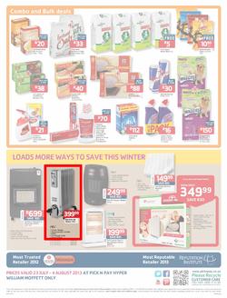 Pick N Pay Hyper William Moffett : So Many Ways To Stock Up & Save (23 Jul - 4 Aug 2013)  , page 12