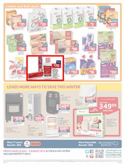Pick N Pay Hyper William Moffett : So Many Ways To Stock Up & Save (23 Jul - 4 Aug 2013)  , page 12