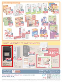 Pick N Pay Hyper William Moffett : So Many Ways To Stock Up & Save (23 Jul - 4 Aug 2013)  , page 12