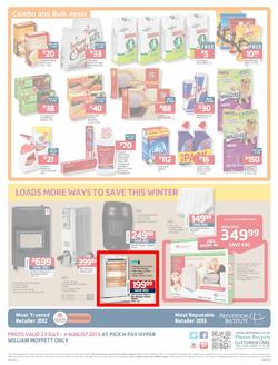 Pick N Pay Hyper William Moffett : So Many Ways To Stock Up & Save (23 Jul - 4 Aug 2013)  , page 12