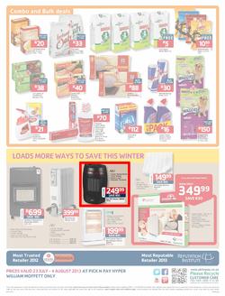 Pick N Pay Hyper William Moffett : So Many Ways To Stock Up & Save (23 Jul - 4 Aug 2013)  , page 12