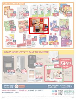 Pick N Pay Hyper William Moffett : So Many Ways To Stock Up & Save (23 Jul - 4 Aug 2013)  , page 12