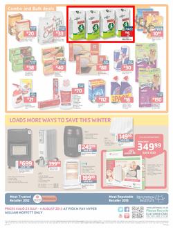 Pick N Pay Hyper William Moffett : So Many Ways To Stock Up & Save (23 Jul - 4 Aug 2013)  , page 12