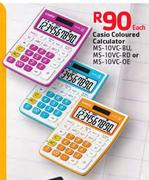 Casio Coloured Calculator-Each