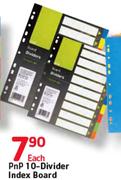 PnP 10-Divider Index Board-Each
