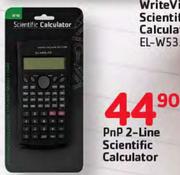PnP 2-Line Scientific Calculator
