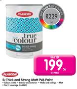 Plascon 5L Thick & Strong Matt PVA Paint