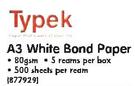 Typek A3 White Bond Paper-Per Box