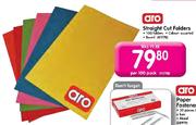 Aro Straight Cut Folders-Per 100 Pack