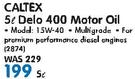Caltex 5L Delo 400 Motor Oil 15W-40