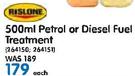 Rislone 500Ml Petrol Or Diesel Fuel Treatment-Each