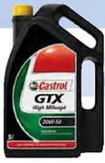 Castrol 5L GTX High Mileage Oil 20W-50