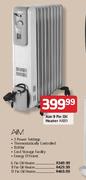 Aim 9 Fin Oil Heater-Each