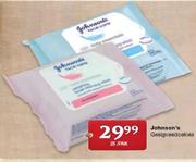 Johnson's Gesigveedoekies 25's-Per Pak
