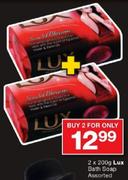 Lux Bath Soap-2x200G