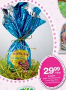 Jacquet Metal Flam Chocolate Easter Egg With Chocolate Buttons-150g