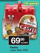 Castle Lager Beer NRB-12 x 340ml