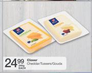 Clover Cheddar/Tussers/Gouda-240g Each