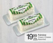 Fairview Cream Cheese-100gm Each