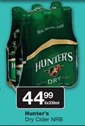 Hunter's Dry Cider NRB-6 x 330ml