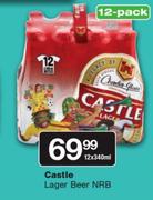 Castle Lager Beer NRB-12 x 340ml